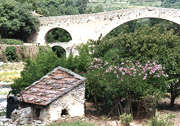 Le Pont du Diable in Olargues - Hérault, Languedoc, France