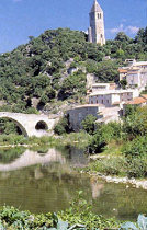 Olargues, one of the most beautifull french village, in Herault, Languedoc.